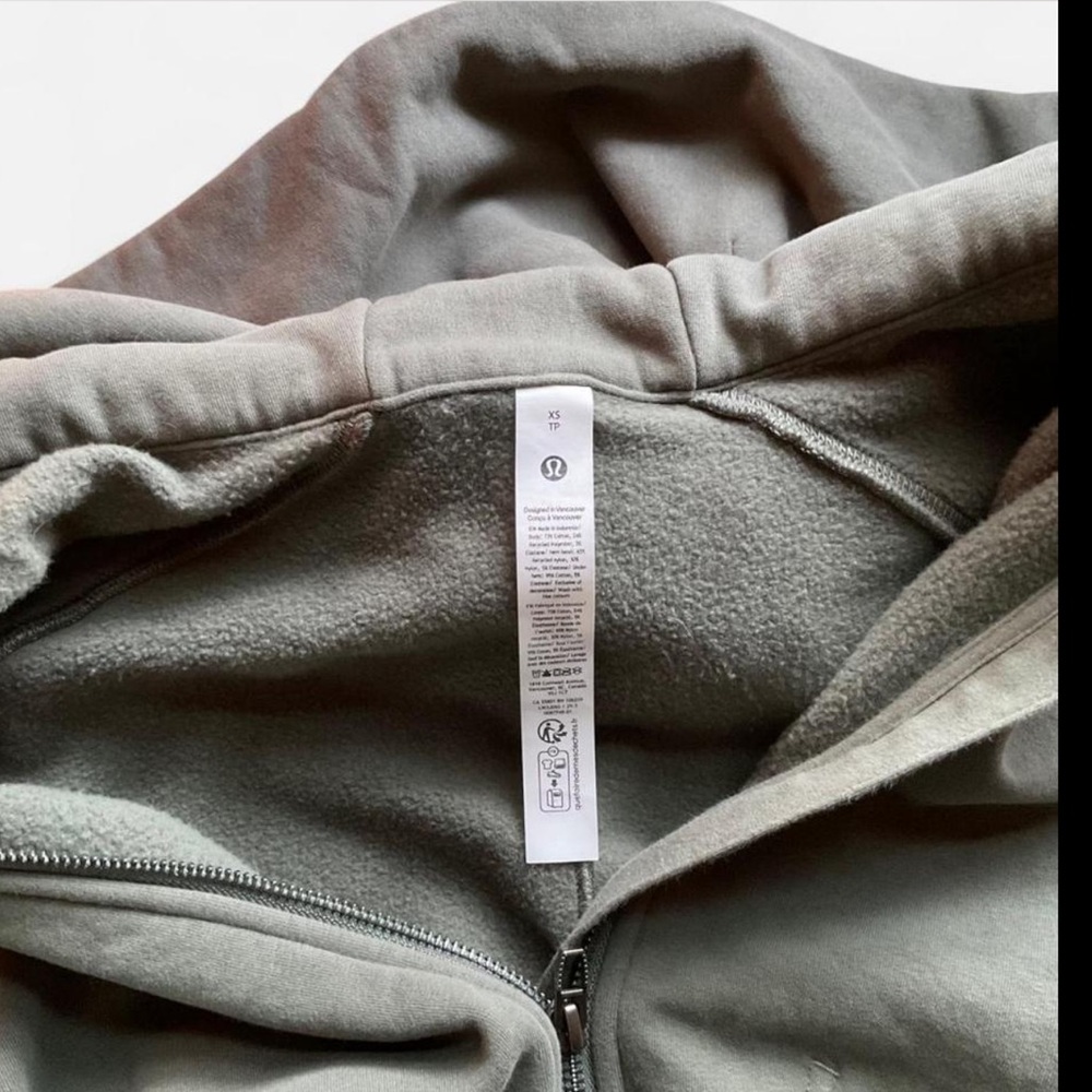 Lululemon Athletica Gray Fleece Jacket